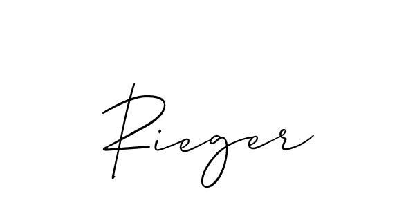 Best and Professional Signature Style for Rieger. Allison_Script Best Signature Style Collection. Rieger signature style 2 images and pictures png