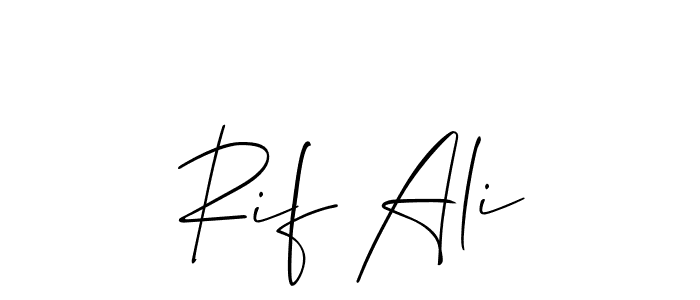 See photos of Rif Ali official signature by Spectra . Check more albums & portfolios. Read reviews & check more about Allison_Script font. Rif Ali signature style 2 images and pictures png