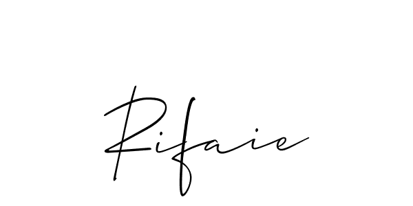 Make a beautiful signature design for name Rifaie. Use this online signature maker to create a handwritten signature for free. Rifaie signature style 2 images and pictures png