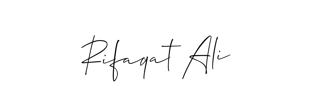 You can use this online signature creator to create a handwritten signature for the name Rifaqat Ali. This is the best online autograph maker. Rifaqat Ali signature style 2 images and pictures png