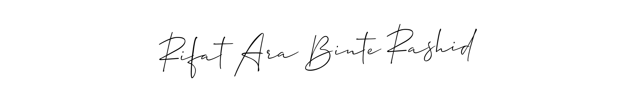 Check out images of Autograph of Rifat Ara Binte Rashid name. Actor Rifat Ara Binte Rashid Signature Style. Allison_Script is a professional sign style online. Rifat Ara Binte Rashid signature style 2 images and pictures png