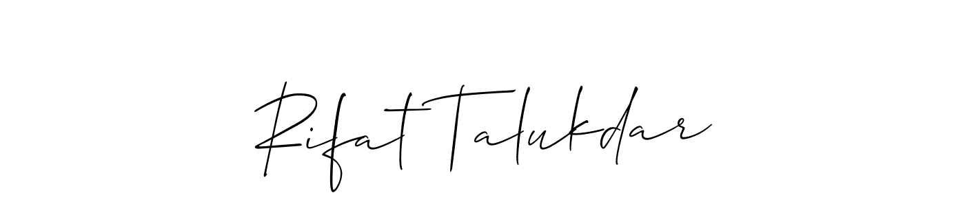 Check out images of Autograph of Rifat Talukdar name. Actor Rifat Talukdar Signature Style. Allison_Script is a professional sign style online. Rifat Talukdar signature style 2 images and pictures png