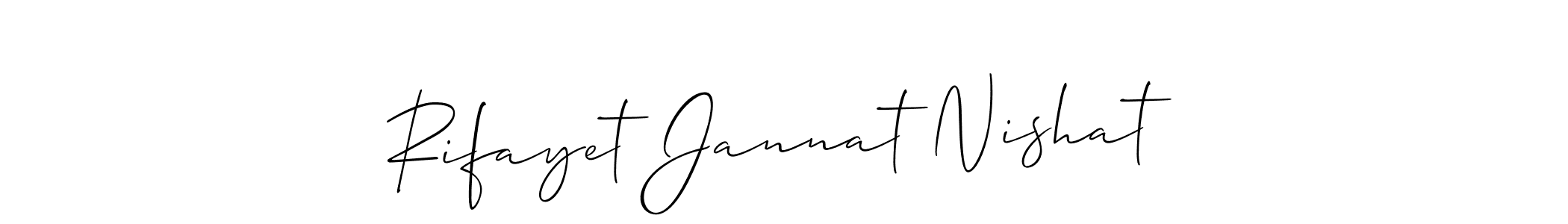 Best and Professional Signature Style for Rifayet Jannat Nishat. Allison_Script Best Signature Style Collection. Rifayet Jannat Nishat signature style 2 images and pictures png