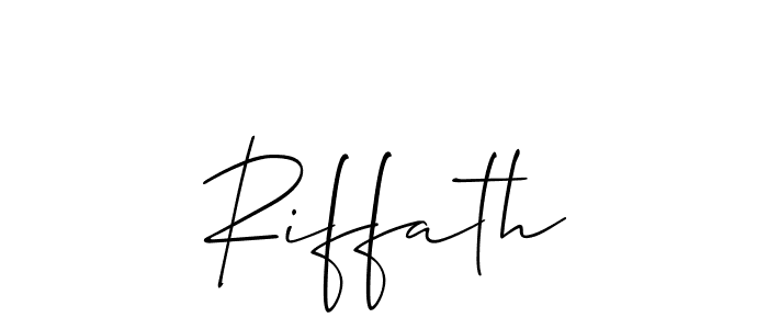 You should practise on your own different ways (Allison_Script) to write your name (Riffath) in signature. don't let someone else do it for you. Riffath signature style 2 images and pictures png