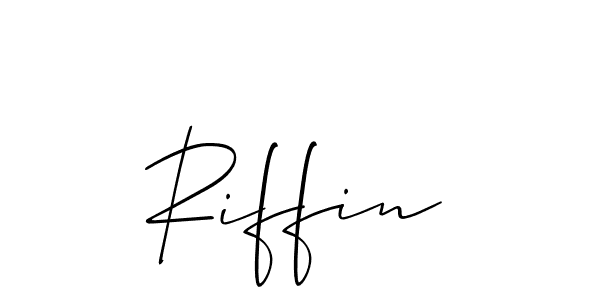 Once you've used our free online signature maker to create your best signature Allison_Script style, it's time to enjoy all of the benefits that Riffin name signing documents. Riffin signature style 2 images and pictures png