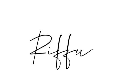 Once you've used our free online signature maker to create your best signature Allison_Script style, it's time to enjoy all of the benefits that Riffu name signing documents. Riffu signature style 2 images and pictures png