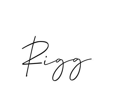 Allison_Script is a professional signature style that is perfect for those who want to add a touch of class to their signature. It is also a great choice for those who want to make their signature more unique. Get Rigg name to fancy signature for free. Rigg signature style 2 images and pictures png