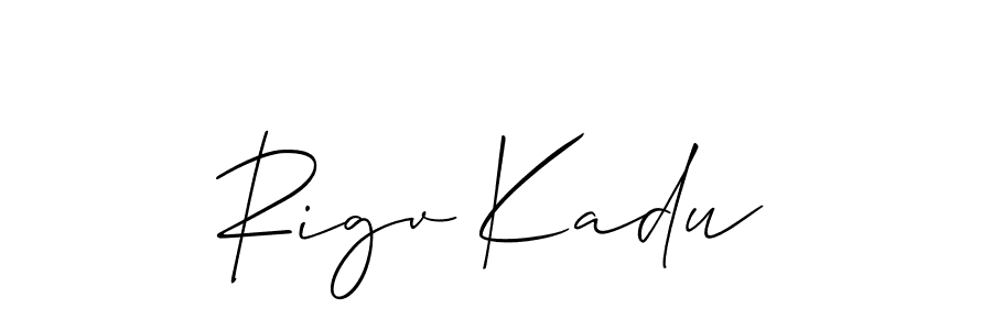 This is the best signature style for the Rigv Kadu name. Also you like these signature font (Allison_Script). Mix name signature. Rigv Kadu signature style 2 images and pictures png