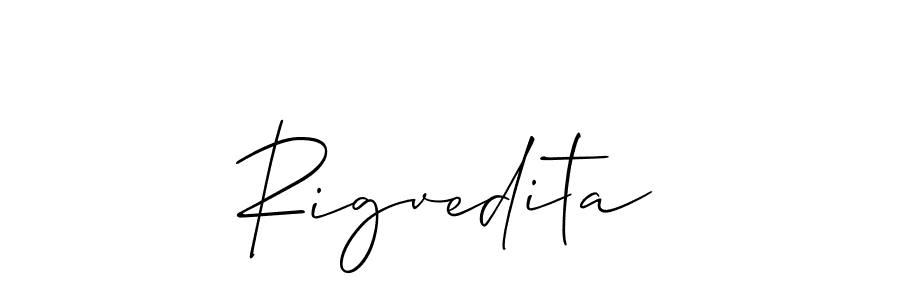 Also You can easily find your signature by using the search form. We will create Rigvedita name handwritten signature images for you free of cost using Allison_Script sign style. Rigvedita signature style 2 images and pictures png