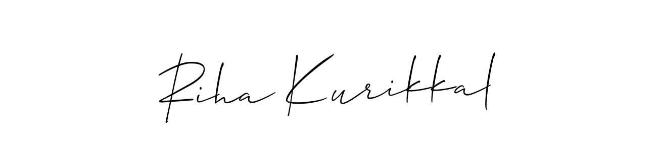 See photos of Riha Kurikkal official signature by Spectra . Check more albums & portfolios. Read reviews & check more about Allison_Script font. Riha Kurikkal signature style 2 images and pictures png