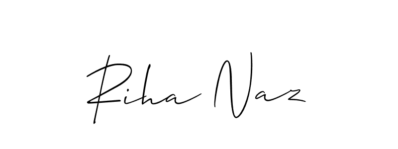 Best and Professional Signature Style for Riha Naz. Allison_Script Best Signature Style Collection. Riha Naz signature style 2 images and pictures png