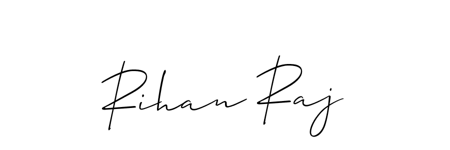 Best and Professional Signature Style for Rihan Raj. Allison_Script Best Signature Style Collection. Rihan Raj signature style 2 images and pictures png
