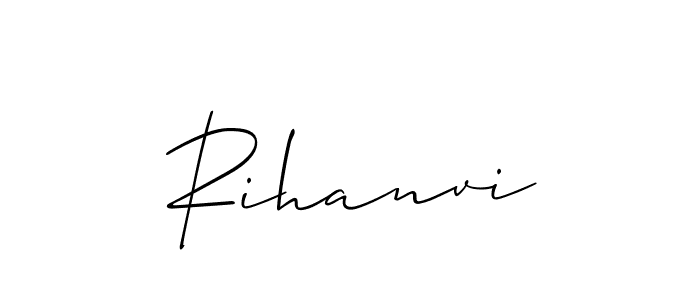 Make a beautiful signature design for name Rihanvi. Use this online signature maker to create a handwritten signature for free. Rihanvi signature style 2 images and pictures png