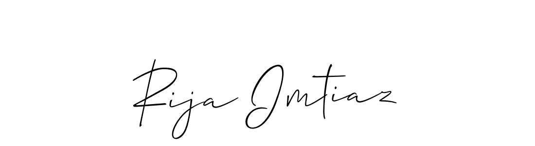 Make a beautiful signature design for name Rija Imtiaz. Use this online signature maker to create a handwritten signature for free. Rija Imtiaz signature style 2 images and pictures png