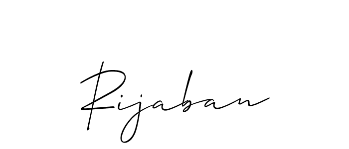 if you are searching for the best signature style for your name Rijaban. so please give up your signature search. here we have designed multiple signature styles  using Allison_Script. Rijaban signature style 2 images and pictures png