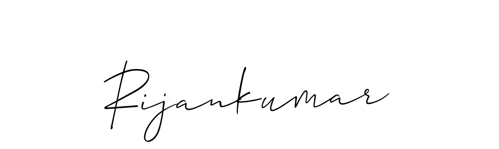 How to Draw Rijankumar signature style? Allison_Script is a latest design signature styles for name Rijankumar. Rijankumar signature style 2 images and pictures png