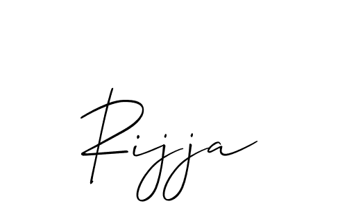 Make a beautiful signature design for name Rijja. With this signature (Allison_Script) style, you can create a handwritten signature for free. Rijja signature style 2 images and pictures png