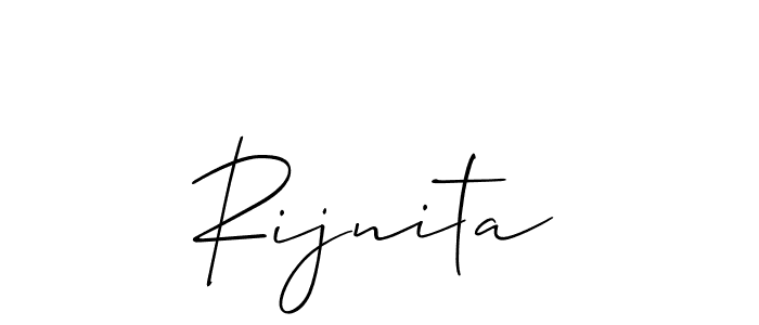 Also You can easily find your signature by using the search form. We will create Rijnita name handwritten signature images for you free of cost using Allison_Script sign style. Rijnita signature style 2 images and pictures png