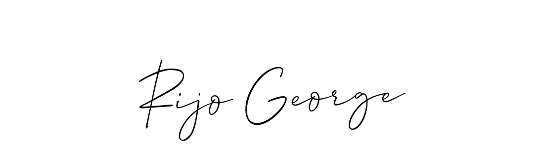 You can use this online signature creator to create a handwritten signature for the name Rijo George. This is the best online autograph maker. Rijo George signature style 2 images and pictures png