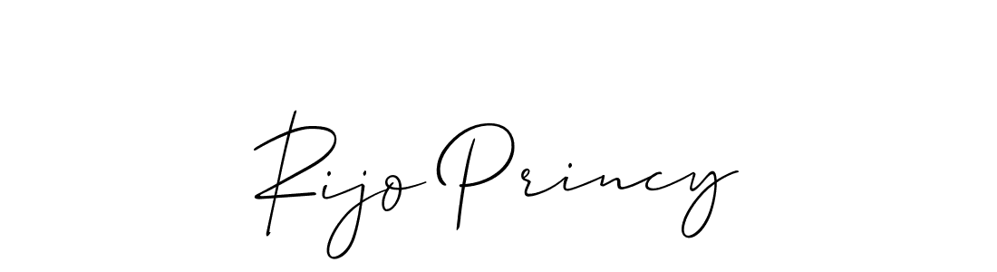 Check out images of Autograph of Rijo Princy name. Actor Rijo Princy Signature Style. Allison_Script is a professional sign style online. Rijo Princy signature style 2 images and pictures png