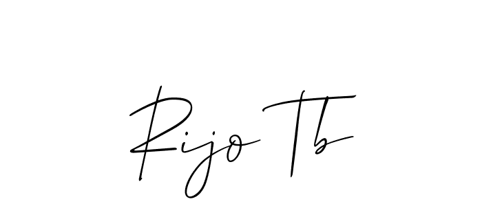 See photos of Rijo Tb official signature by Spectra . Check more albums & portfolios. Read reviews & check more about Allison_Script font. Rijo Tb signature style 2 images and pictures png