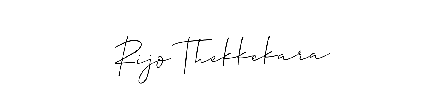 Here are the top 10 professional signature styles for the name Rijo Thekkekara. These are the best autograph styles you can use for your name. Rijo Thekkekara signature style 2 images and pictures png