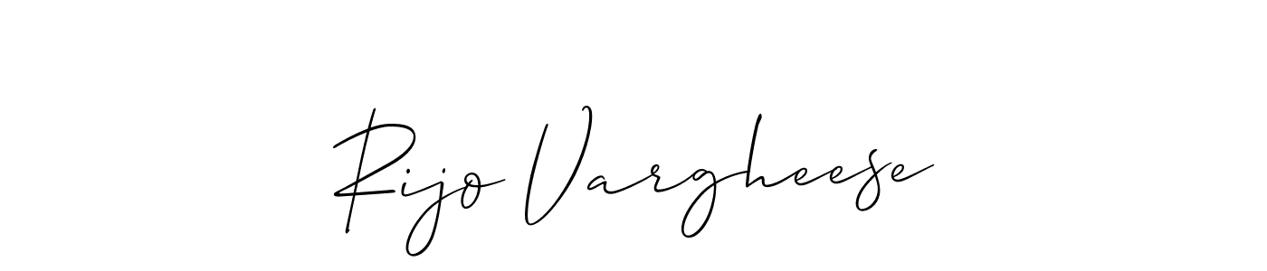 Here are the top 10 professional signature styles for the name Rijo Vargheese. These are the best autograph styles you can use for your name. Rijo Vargheese signature style 2 images and pictures png