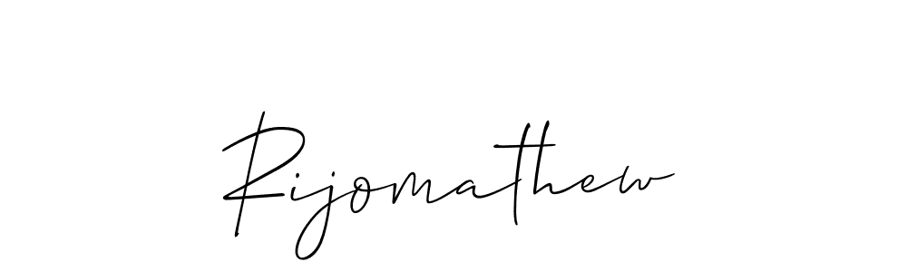 How to Draw Rijomathew signature style? Allison_Script is a latest design signature styles for name Rijomathew. Rijomathew signature style 2 images and pictures png