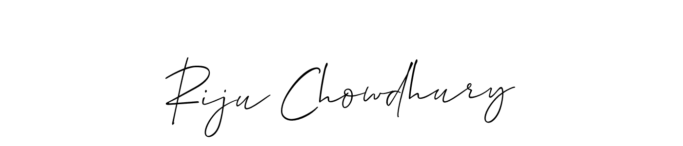 Best and Professional Signature Style for Riju Chowdhury. Allison_Script Best Signature Style Collection. Riju Chowdhury signature style 2 images and pictures png