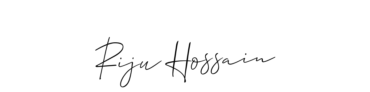 Check out images of Autograph of Riju Hossain name. Actor Riju Hossain Signature Style. Allison_Script is a professional sign style online. Riju Hossain signature style 2 images and pictures png