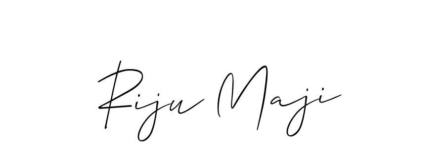 Best and Professional Signature Style for Riju Maji. Allison_Script Best Signature Style Collection. Riju Maji signature style 2 images and pictures png