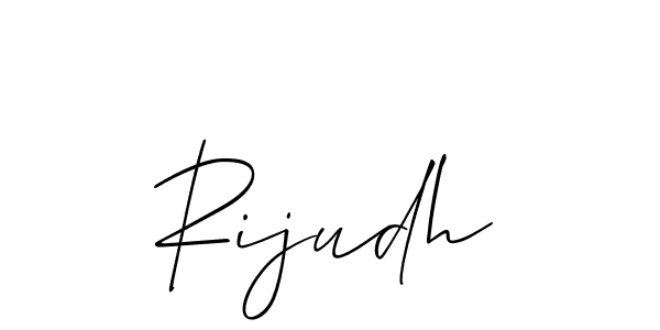 How to Draw Rijudh signature style? Allison_Script is a latest design signature styles for name Rijudh. Rijudh signature style 2 images and pictures png