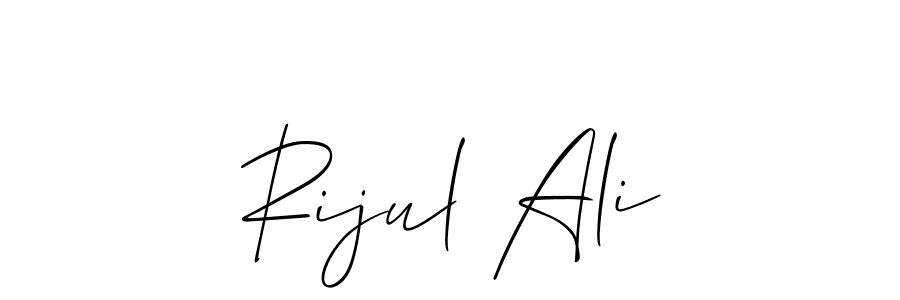 Check out images of Autograph of Rijul Ali name. Actor Rijul Ali Signature Style. Allison_Script is a professional sign style online. Rijul Ali signature style 2 images and pictures png
