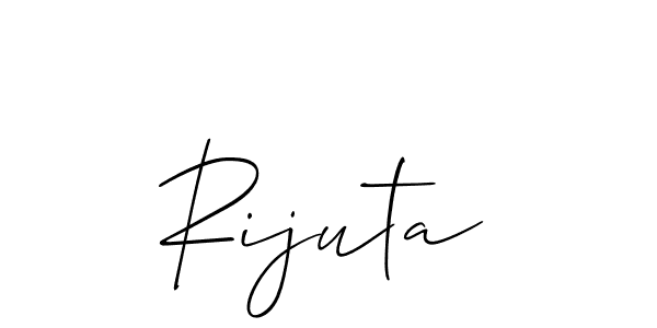 Also You can easily find your signature by using the search form. We will create Rijuta name handwritten signature images for you free of cost using Allison_Script sign style. Rijuta signature style 2 images and pictures png