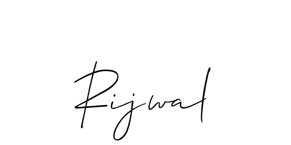 Rijwal stylish signature style. Best Handwritten Sign (Allison_Script) for my name. Handwritten Signature Collection Ideas for my name Rijwal. Rijwal signature style 2 images and pictures png