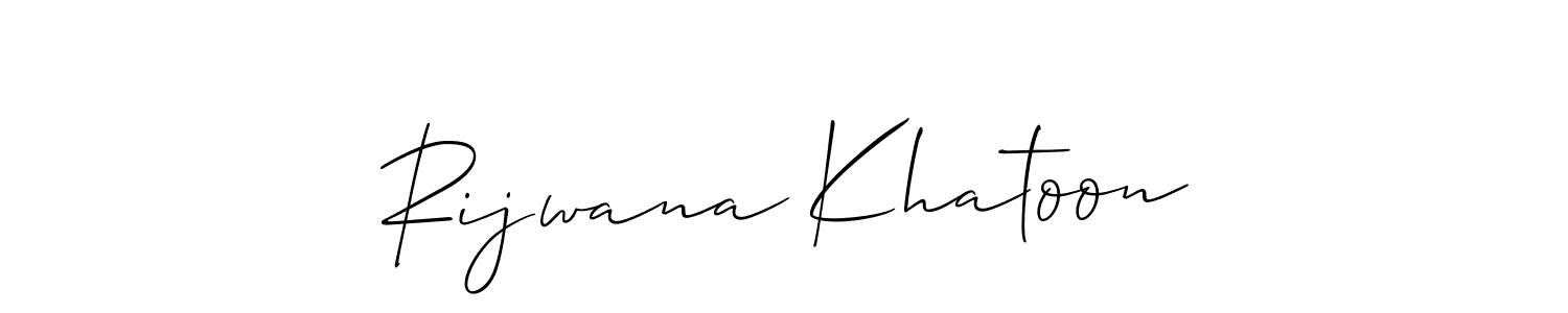 Best and Professional Signature Style for Rijwana Khatoon. Allison_Script Best Signature Style Collection. Rijwana Khatoon signature style 2 images and pictures png