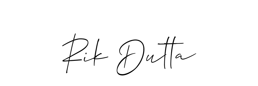 Make a beautiful signature design for name Rik Dutta. Use this online signature maker to create a handwritten signature for free. Rik Dutta signature style 2 images and pictures png