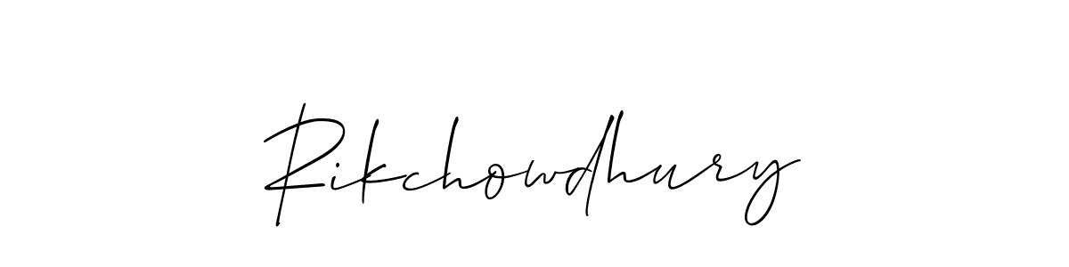 This is the best signature style for the Rikchowdhury name. Also you like these signature font (Allison_Script). Mix name signature. Rikchowdhury signature style 2 images and pictures png