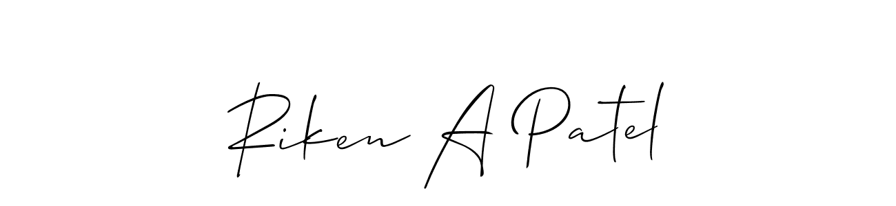 Check out images of Autograph of Riken A Patel name. Actor Riken A Patel Signature Style. Allison_Script is a professional sign style online. Riken A Patel signature style 2 images and pictures png