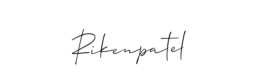 You should practise on your own different ways (Allison_Script) to write your name (Rikenpatel) in signature. don't let someone else do it for you. Rikenpatel signature style 2 images and pictures png