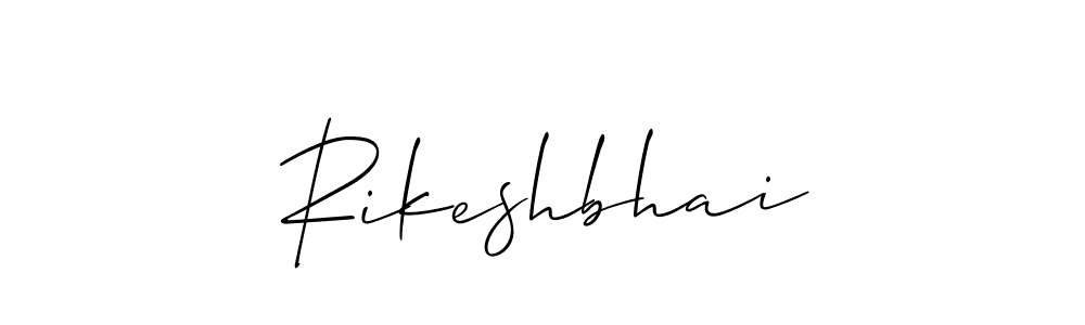 Similarly Allison_Script is the best handwritten signature design. Signature creator online .You can use it as an online autograph creator for name Rikeshbhai. Rikeshbhai signature style 2 images and pictures png