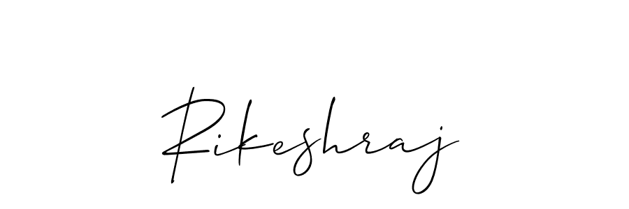 Design your own signature with our free online signature maker. With this signature software, you can create a handwritten (Allison_Script) signature for name Rikeshraj. Rikeshraj signature style 2 images and pictures png