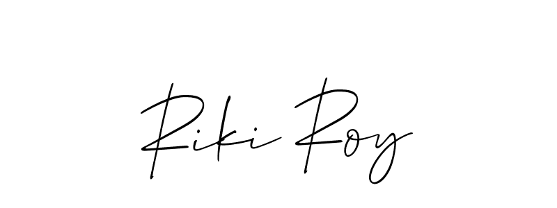 Check out images of Autograph of Riki Roy name. Actor Riki Roy Signature Style. Allison_Script is a professional sign style online. Riki Roy signature style 2 images and pictures png