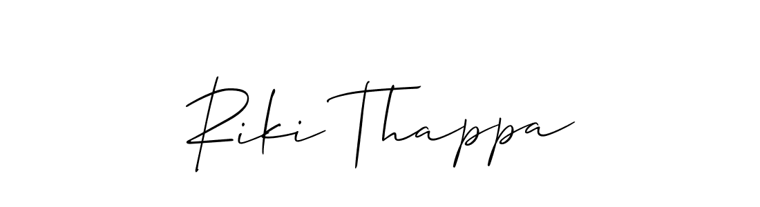This is the best signature style for the Riki Thappa name. Also you like these signature font (Allison_Script). Mix name signature. Riki Thappa signature style 2 images and pictures png
