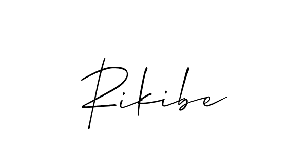 Make a beautiful signature design for name Rikibe. Use this online signature maker to create a handwritten signature for free. Rikibe signature style 2 images and pictures png