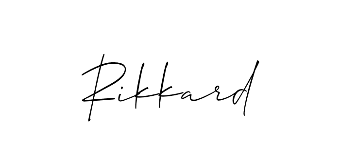 This is the best signature style for the Rikkard name. Also you like these signature font (Allison_Script). Mix name signature. Rikkard signature style 2 images and pictures png