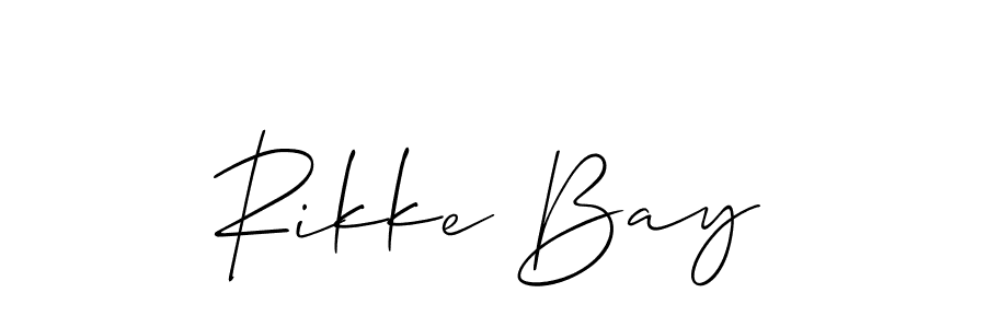 Make a beautiful signature design for name Rikke Bay. Use this online signature maker to create a handwritten signature for free. Rikke Bay signature style 2 images and pictures png