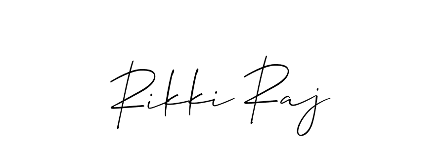 Make a beautiful signature design for name Rikki Raj. Use this online signature maker to create a handwritten signature for free. Rikki Raj signature style 2 images and pictures png