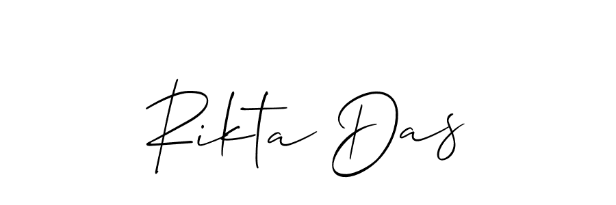 You can use this online signature creator to create a handwritten signature for the name Rikta Das. This is the best online autograph maker. Rikta Das signature style 2 images and pictures png