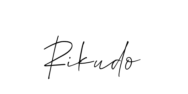 if you are searching for the best signature style for your name Rikudo. so please give up your signature search. here we have designed multiple signature styles  using Allison_Script. Rikudo signature style 2 images and pictures png